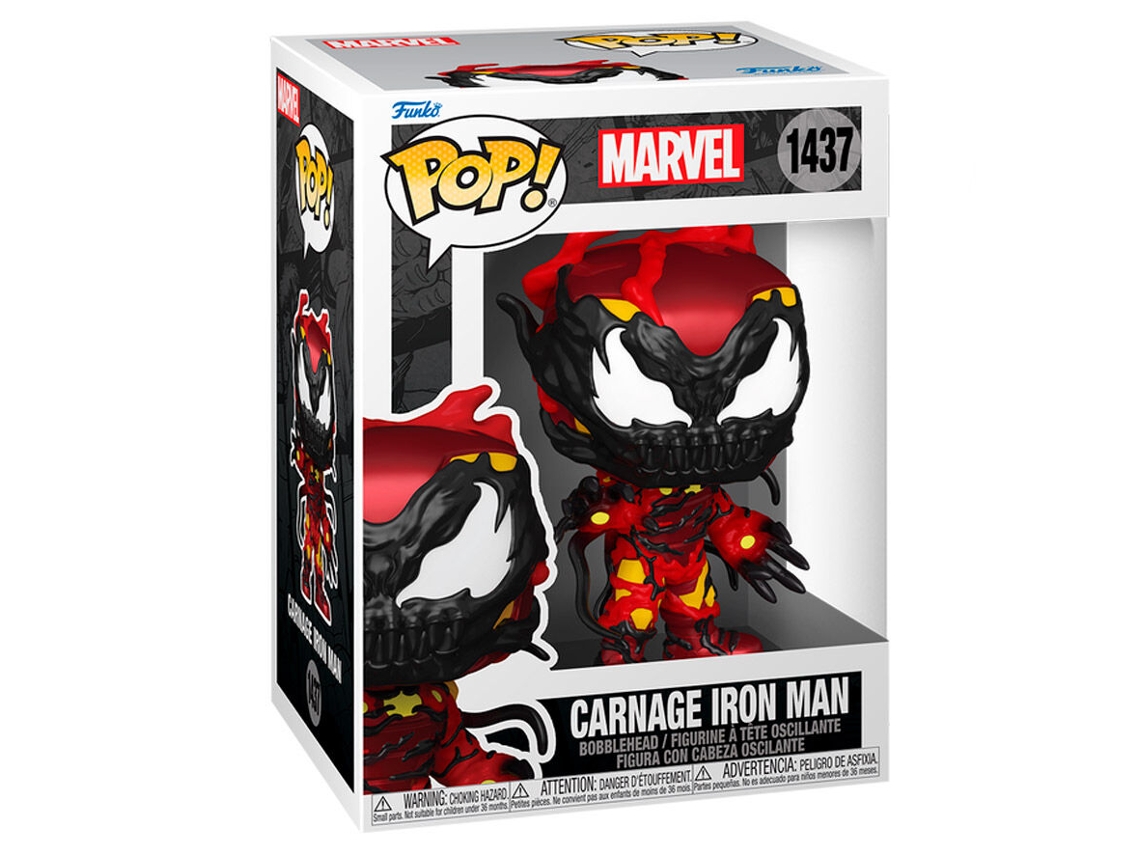 Figura Pop Marvel Carnificina Homem De Ferro