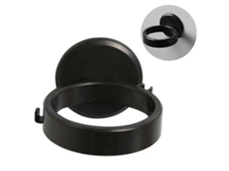 Suporte de Parede para Secador Cabelo, Cabelo Plástico Banheiro , Preto GOKOCO
