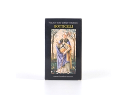 Baralho De Tarô Botticelli Dourado, Novíssimo, Cartas Oráculo 12x7, Conjunto De 80 Cartas.