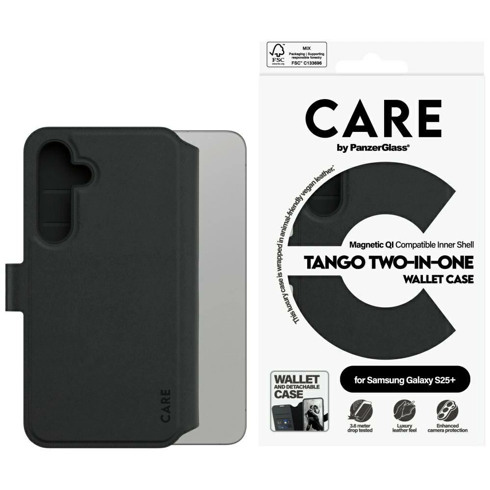 Capa PANZERGLASS Cuidados Com A Capa Tango 2 Em 1 Para Samsung Galaxy S25