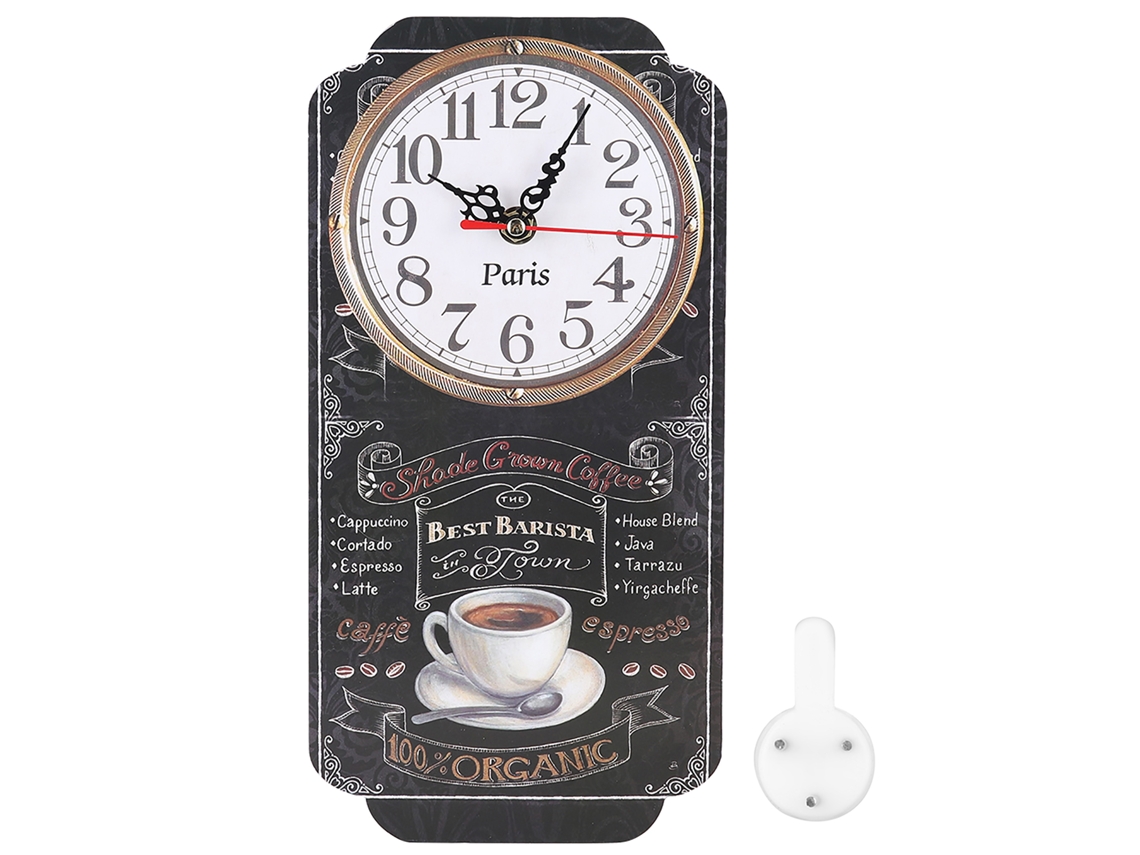 2026 Store reloj de Pared Rectangular Estilo Elegante para Sala Bar Decoración Hogar Hanging Clock