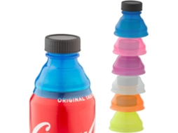 Tampas Transparentes para Latas de Refrigerante - Tampas de Alta Qualidade para Refrigerantes, Cerveja, Energéticos BRILVIBERA (pacote com 6)