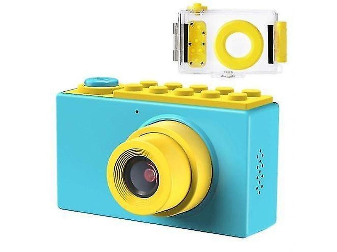 Câmera Digital Infantil À Prova D'água 4x Zoom 2 Polegadas Full Hd 1080p 8mp Brinquedo para Crianças 3+ Anos