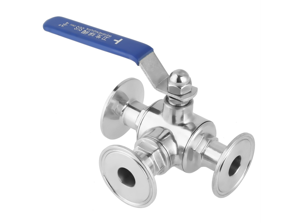 Válvula De Bola Trasevias Aço Inoxidável Sus304 Sanitária 3/4" Φ19