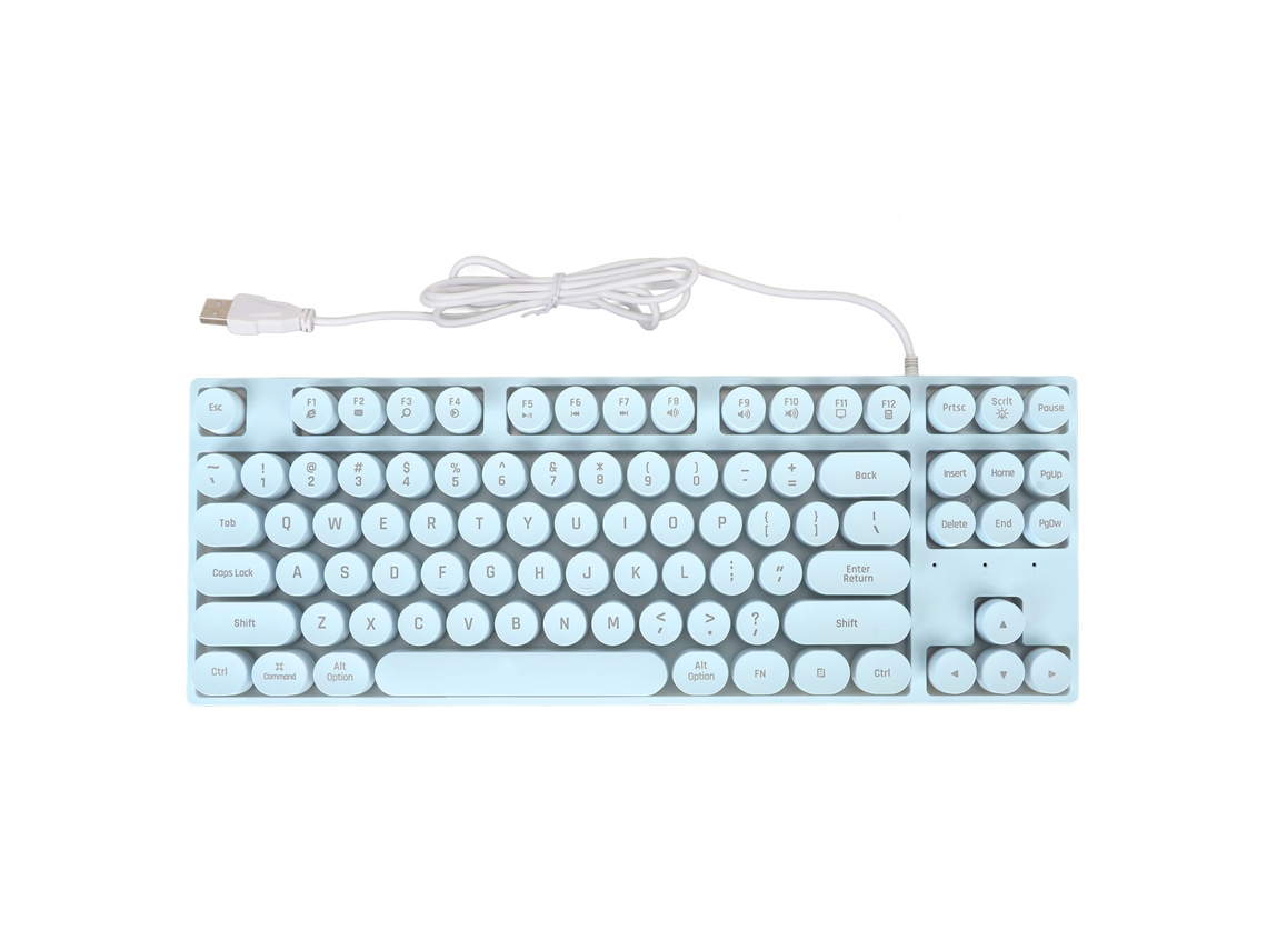 Teclado Gamer Com Fio Usb De 87 Teclas