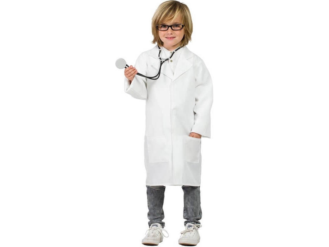 Fato Unisexo DISFRAZZES Bata De Médico (Tam: 5 a 6 anos)