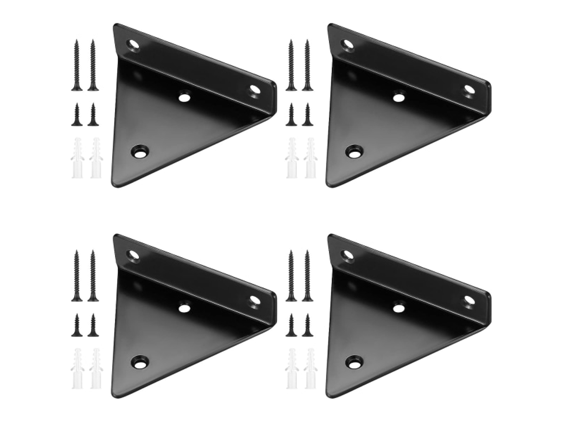 Suporte Triangular Para Prateleira, Invisível, Para Prateleira Flutuante, Para Parede