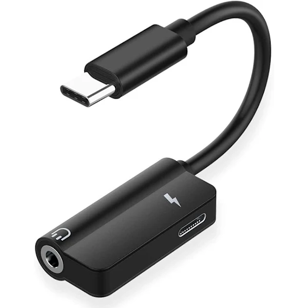 Cabo de Carregamento 2 em 1 com Adaptador para Luz e Tela AQUAFORGE