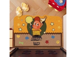 Tapete De Entrada 40x60cm Antiderrapante, Desenho Criativo "welcome Home", Absorvente E Fácil De Limpar Para Casa