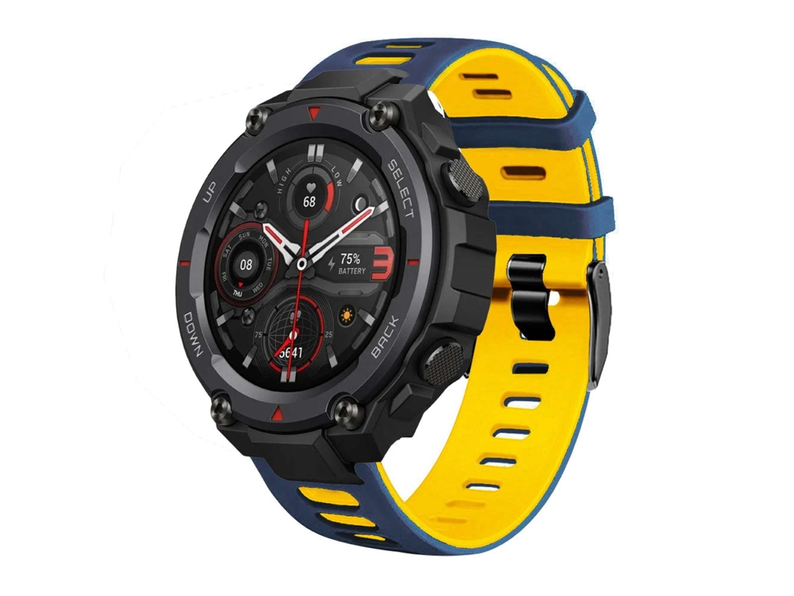 Bracelete Pioneer para Amazfit T-Rex Azul e Amarelo