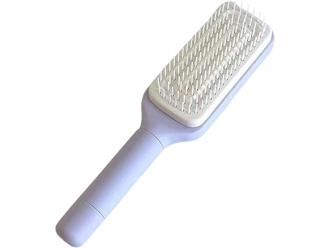 Sistema De Escova Cabelo Fácil Limpar, Kit De Pente Desembaraçador Com Cerdas Retráteis, Cabo Giratório, Conjunto De