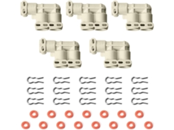 Conjunto De Conectores Elétricos De Alta Eficiência Para Máquinas De Café Com Conector De Silicone Texturizado