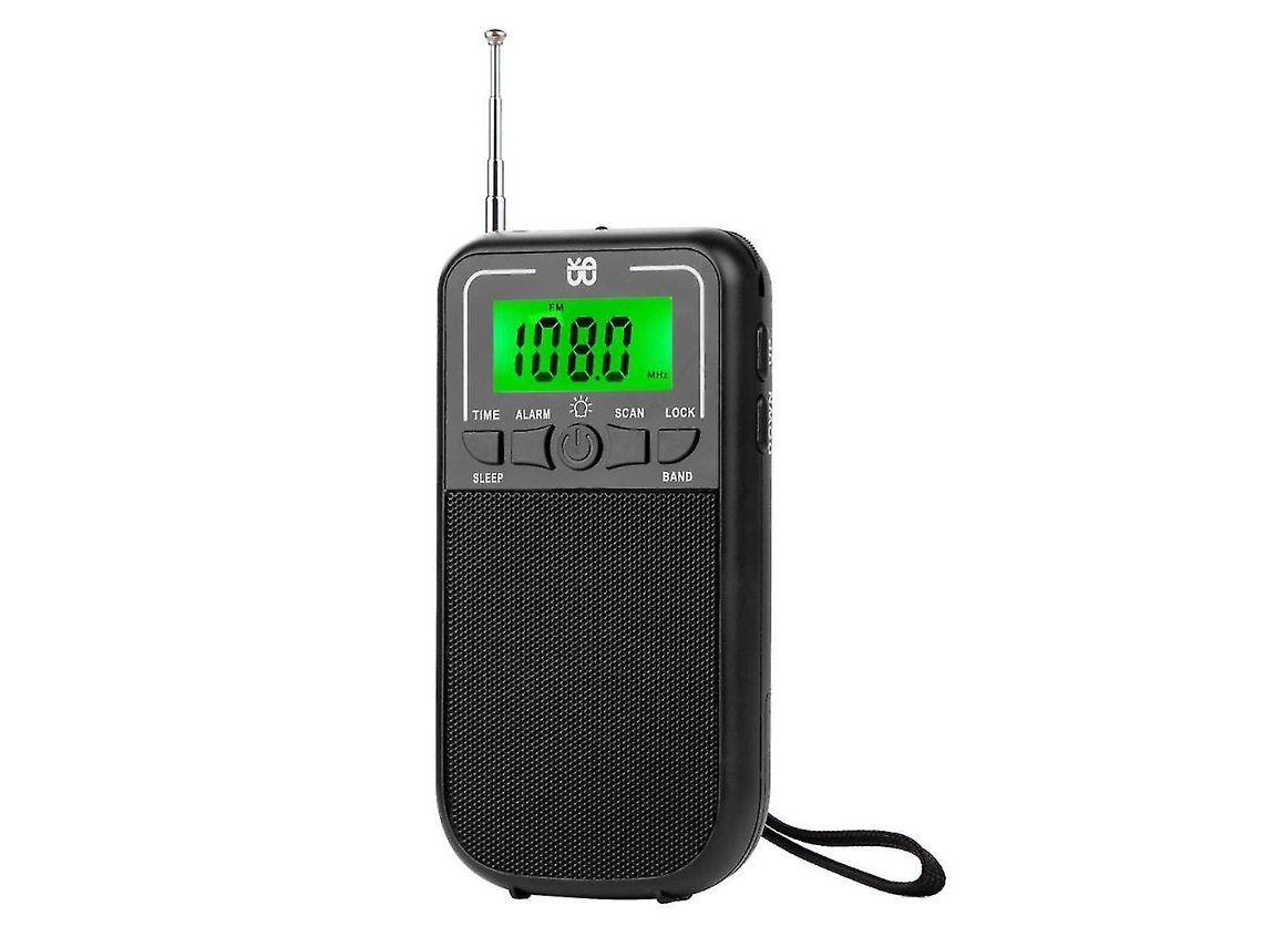 Rádio Portátil Am/fm Sw, Rádio Transistorizado Com Lanterna Led, Rádio Walkman De Bolso De Emergência Para Acampamento Ao Ar Livre Olysi Shop
