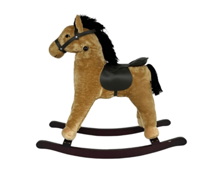 Cavalo de Baloiço Berghoff com Sela Ótimo Castanho BERGHOFFTOYS