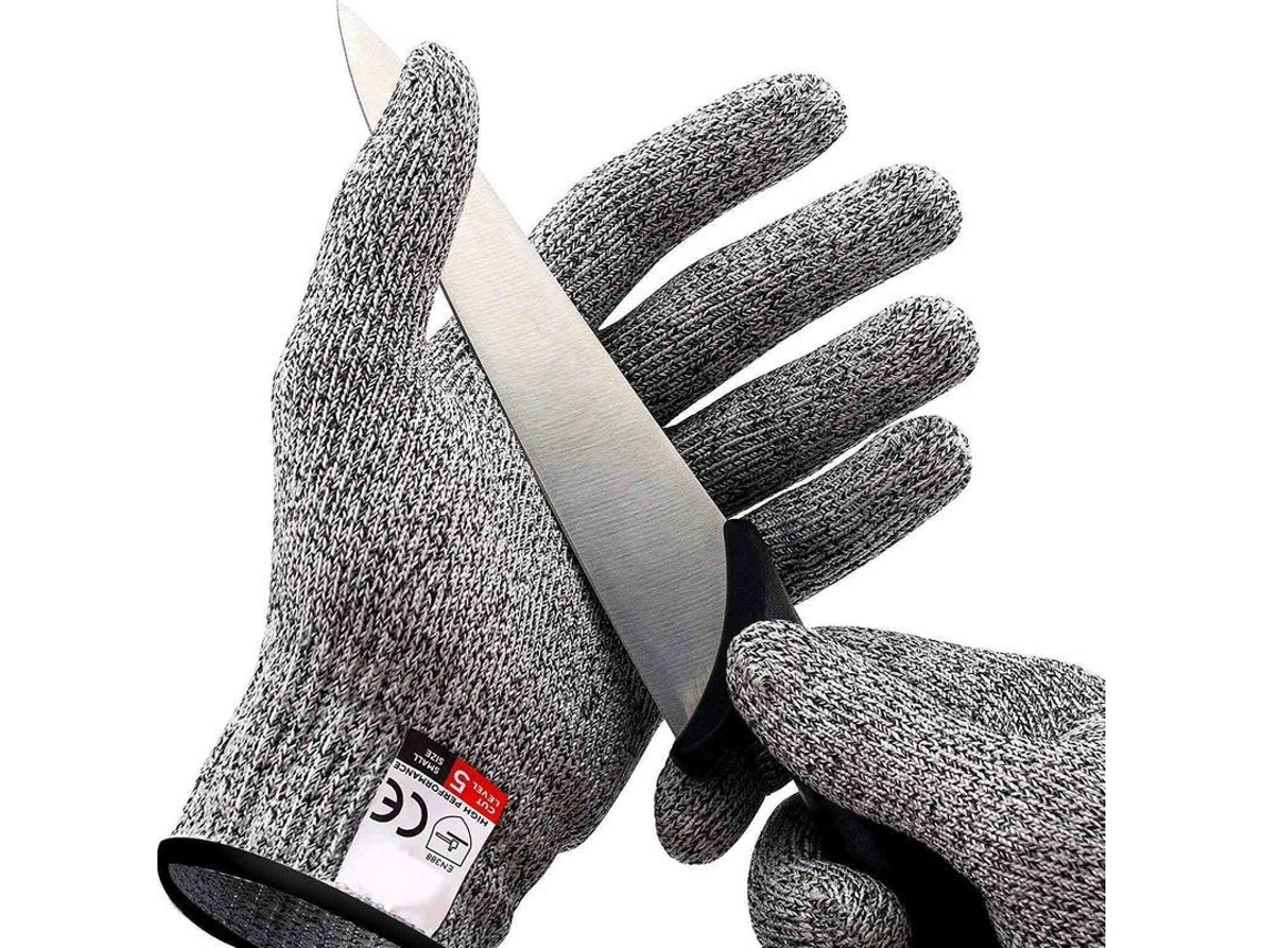 Guantes Resistentes Al Corte Nivel 5 Para Cocina Y Trabajo, Talla Versátil, 1 Par, Lavable Y Cómodo