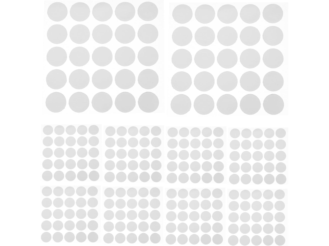 500 Unidades De Adesivos Dupla Face Para Projetos Bricolagem, Uso Na Cozinha E No Banheiro