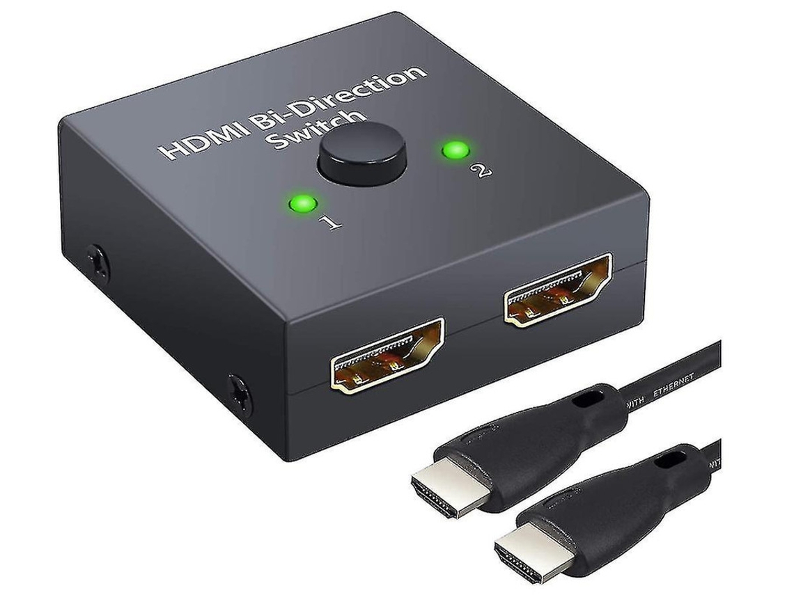 Interruptor Hdmi 4K 3D YIZHOOD Inf118 Preto