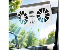 Ventilador Solar Para Carro – Exaustor Janela De Com 2-ventoinhas Ventilação Do Vidro