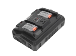 Carregador De Bateria Dual-port Laxiscreed Até 18v Com Luz Led E Inversor 220w