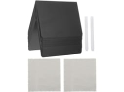 Quadro negro Pequeno de Dupla Face Stobaza com Suporte, Portátil e Apagável, Ideal para Aniversários. Inclui M