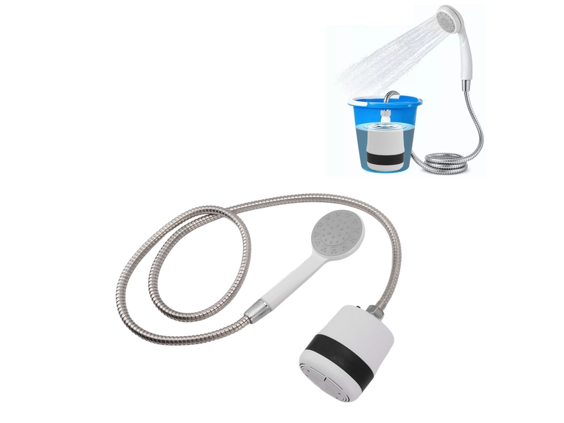Chuveiro Portátil Com Fluxo Estável, Sucção Forte De 2200 Mah, Mangueira 1,5 M, Acampamento Para Lavagem Carros E Irrigação Flores Hh Slowmoose