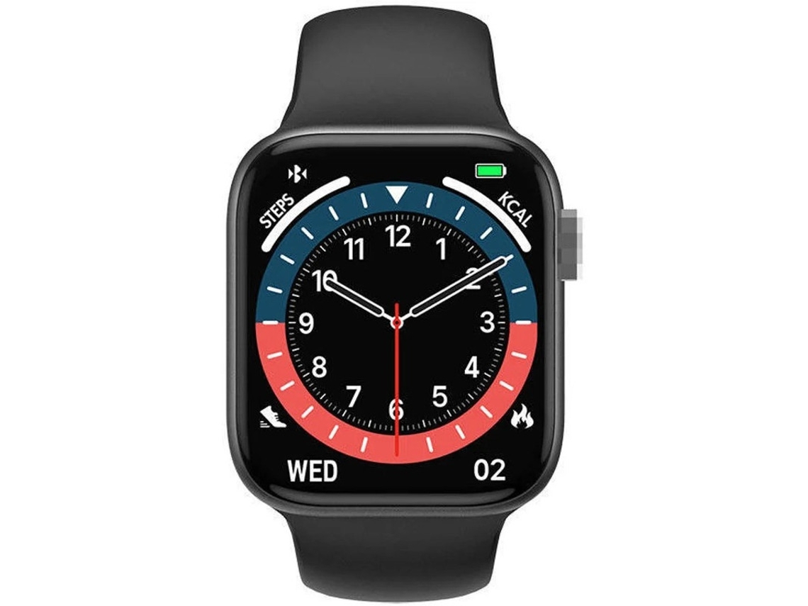 Smartwatch 1.72 HD Full Touch Fitness Tracker Chamada Texto Frequência Cardíaca Pressão Arterial Oxigênio Android/iOS Branco Bestvite