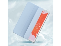 Aetheria capa Protetora para Tablet Ios 10.5in Silicone com Suporte Estável e Porta Lápis Branco