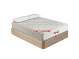 Pack PIKOLIN Sommier Natural + Colchão de Molas Normablok + Almofada Grátis (180 x 200 - 57 Cm de Altura)