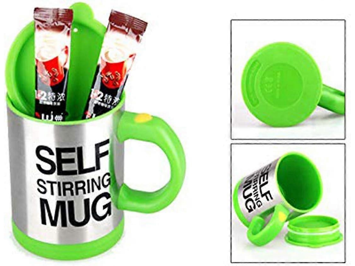 Caneca De Café Automexedora, Caneca Elétrica Automática De Aço Inoxidável Reutilizável, Copo Térmico Giratório Para Escritório Ly Ebike