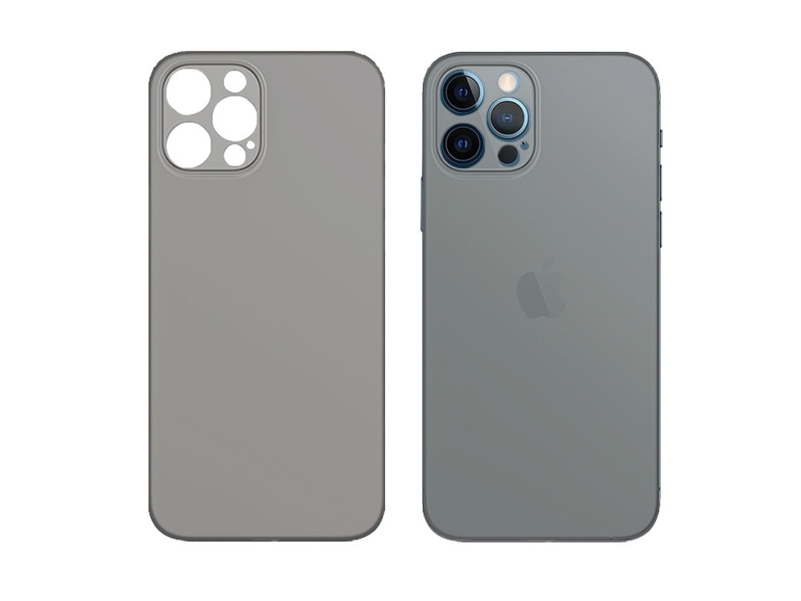 Capa Para Iphone 17 Pro Max (2 Unidades) Na Cor Cinza, Com Toque Metálico, Ultrafina E Fosca, Resistente A Quedas.