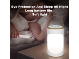 Lâmpada De Mesa Led Toque Dimmável Portátil