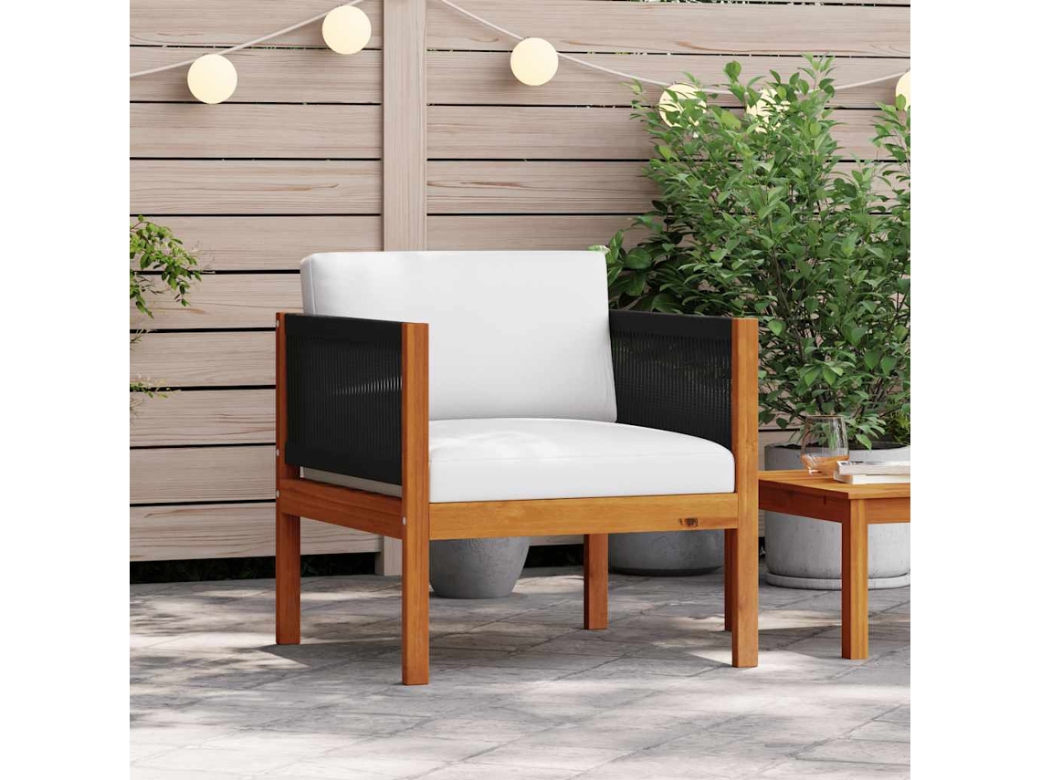 Vidaxl Cadeiras De Jardim 2 Pcs Madeira Acácia Maciça