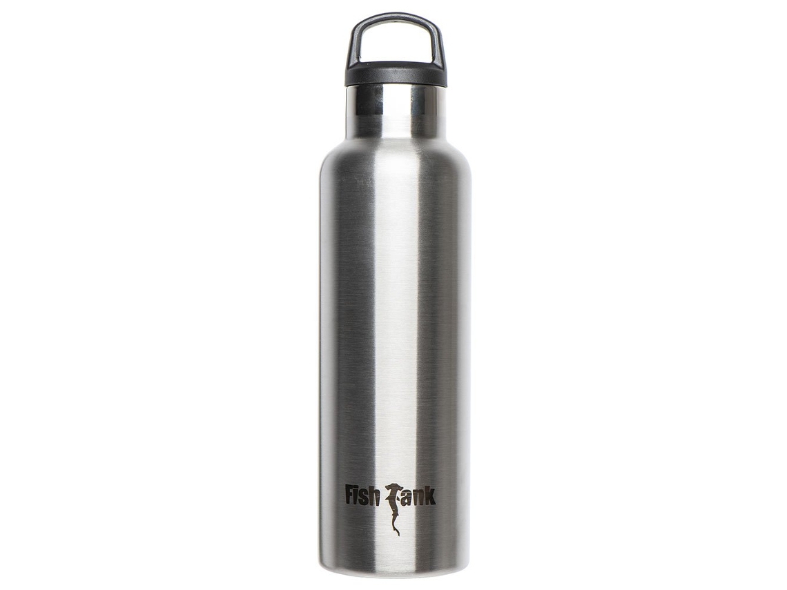 Garrafa Logo 600Ml Prateadofish Tank