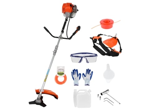 Aparador De Relva A Gasolina Flasidu 2 Tempos 52cc 2.2 Kw/8500rpm 2500 3000rpm 101db 1.2l 180×35cm Monocilíndrico Arrefecido A Ar