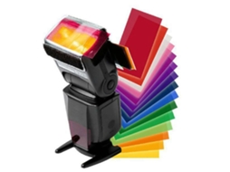 Kit De Filtros De Flash, Cartão De Filtro Para Câmera, Filtro De Gel, Flash, 12 Cores
