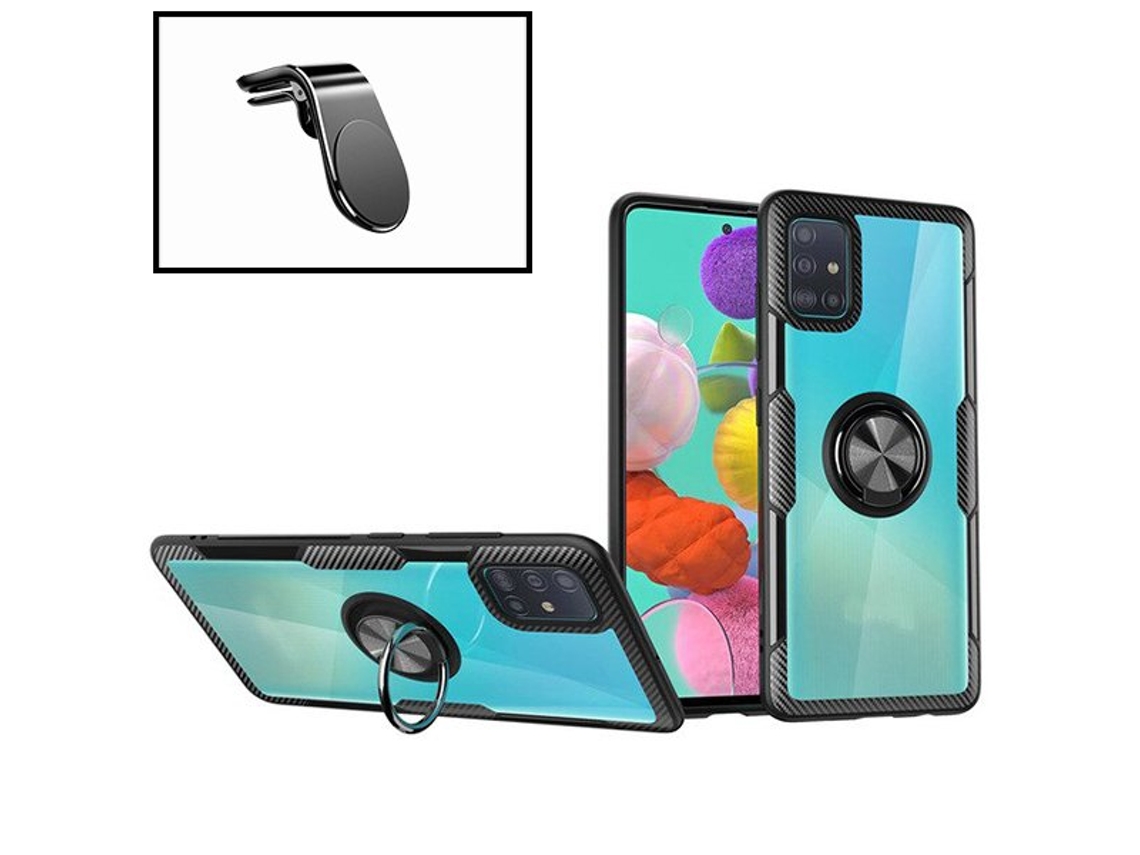Kit Capa e Suporte Magnético Auto Samsung S10 Plus 3x1 Clear Armor