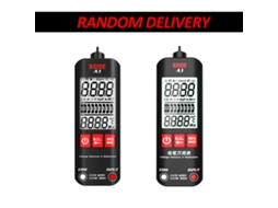 Yuru bside A1 Mini Multímetro Digital Lcd True Rms com Detector de Tensão Ncv Verificação de Fio Ativo/neutro e Capa com Zíper