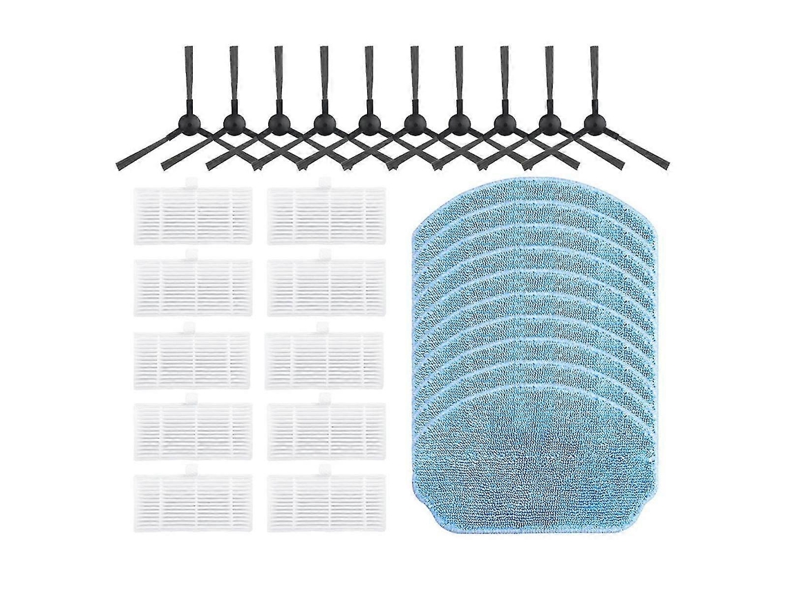 Compatible For Vcr04w Side Brush Hepa Filter Mop Cloths Rag Robot Vacuum_glo