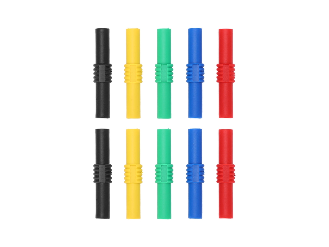 Conjunto de 10 Clamp Crocodilo Teste Dourado | S/MARCA