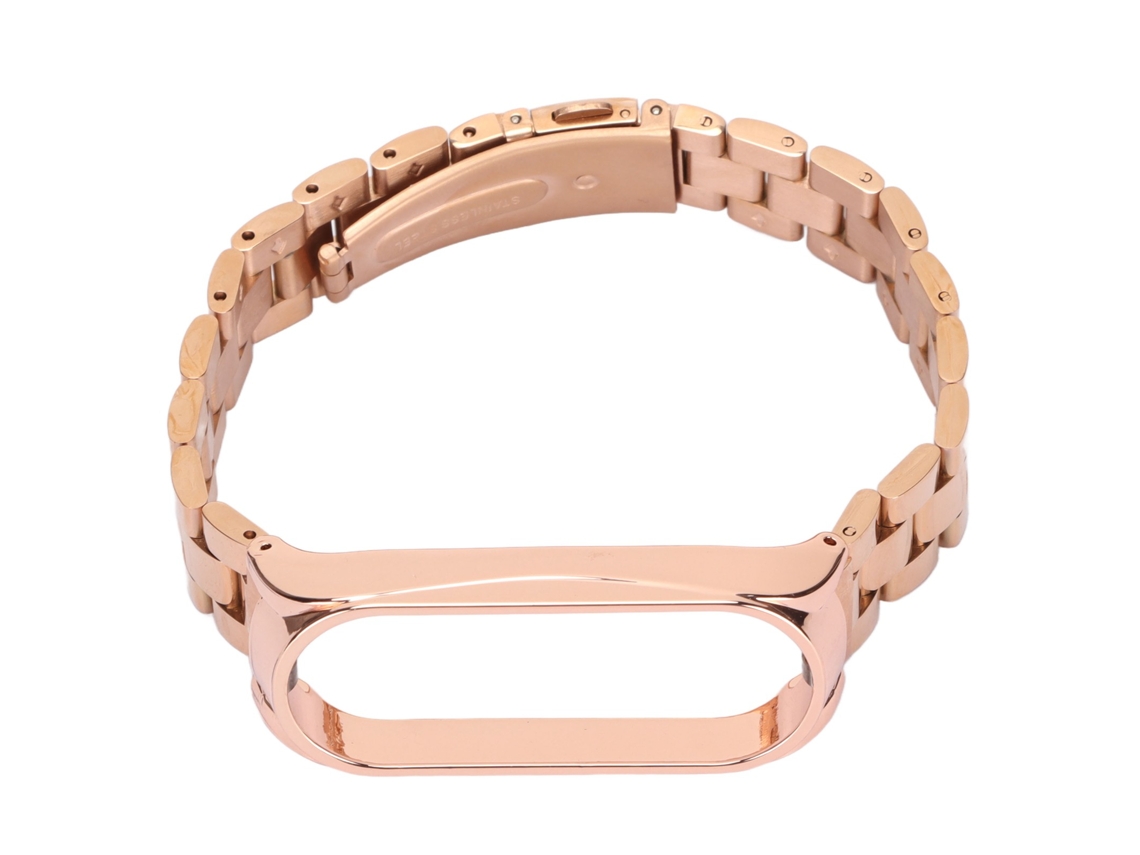 Pulseira de Relógio em Aço Inoxidável para Substituição, Compatível com Mi Band 5/5 NFC EOOCOO