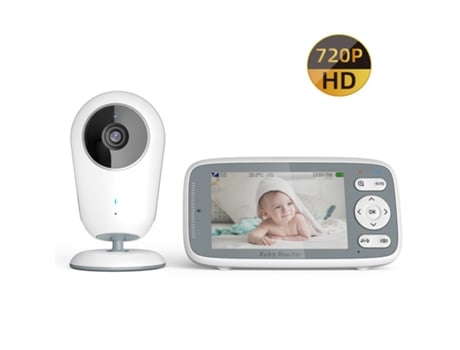 Babá Eletrônica Sem Fio/monitor De Cuidados Para Bebês, Alta Definição, Multilíngue, Tela De 4 Polegadas Fwinl
