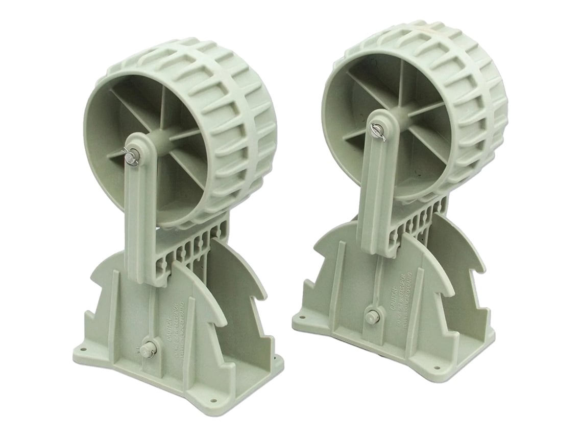 Rodinhas Para Lançamento De Barcos Infláveis, Nylon Durável, Design Flip-up, Compatibilidade Universal, Capacidade Pesada