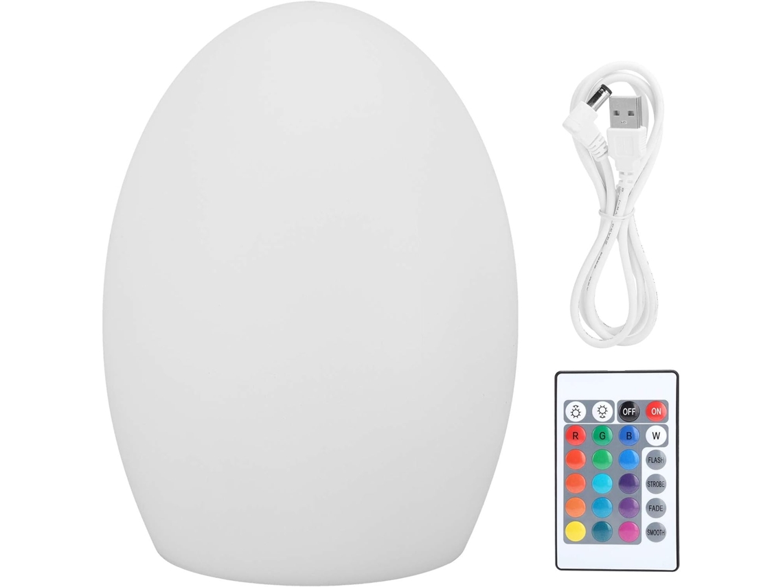 Luminária Noturna Externa De Led Recarregável Via Usb Com 16 Cores E X