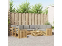 Vidaxl Conjunto De Sofás Para Exterior 10 Unid. Poliéster