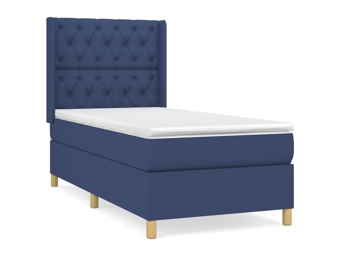 Box Spring Bed, Box Spring Beds Vidaxl Azul Tecido (80 X 200 Cm)