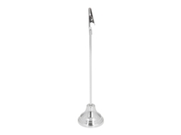 Soporte De Número De Mesa Clip Fuerte Plating Estable Para Fiesta Boda Oficina Plata
