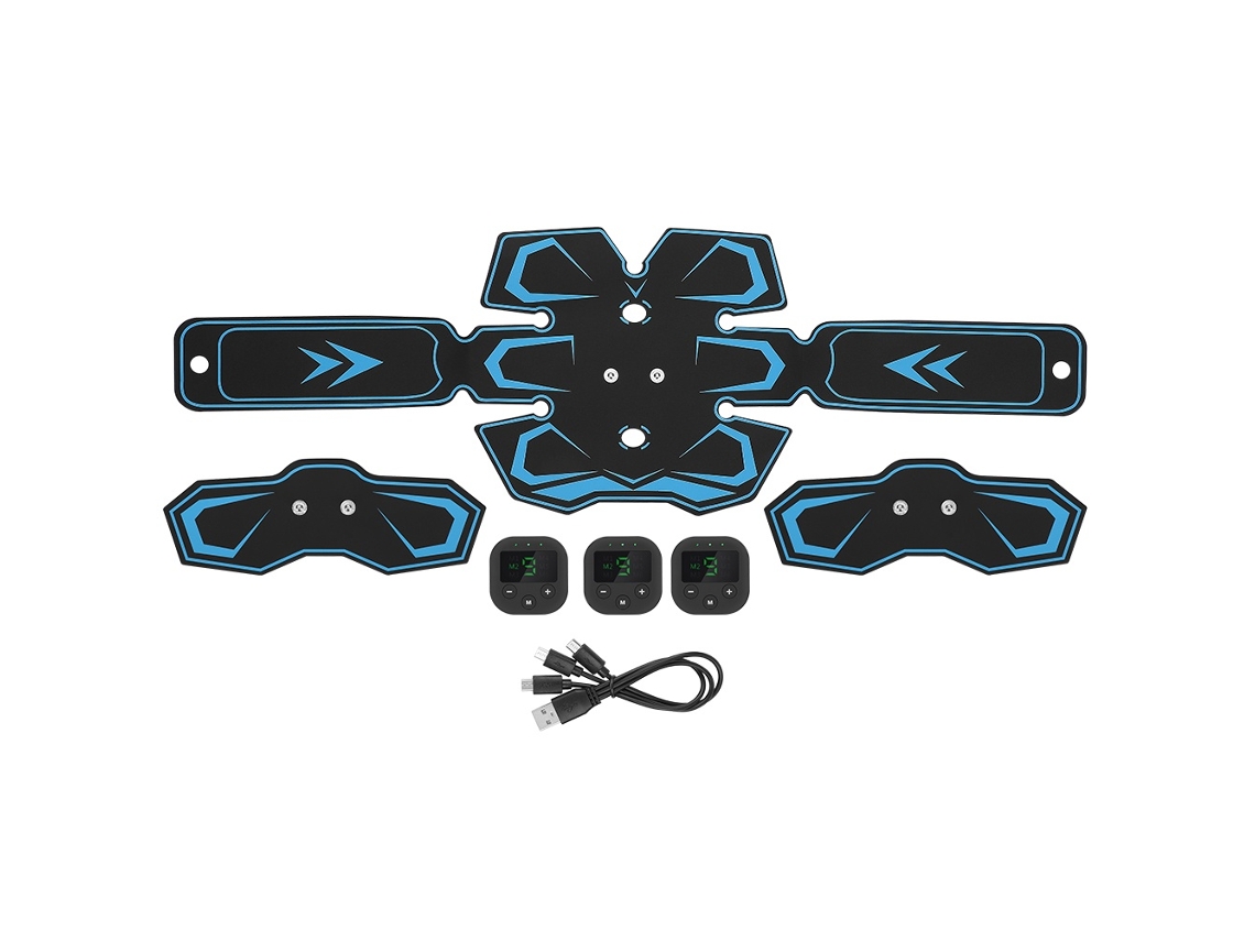Lurelia Estimulador Abdominal Peças/conjunto Ems Estimulador Muscular Abdominal Massageador Vibratório Fitness