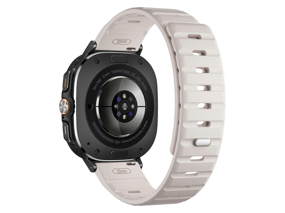 Pulseira De Silicone Tipo F Com Botão Magnético Para Samsung Galaxy Watch Ultra 47 Mm Olysi Shop