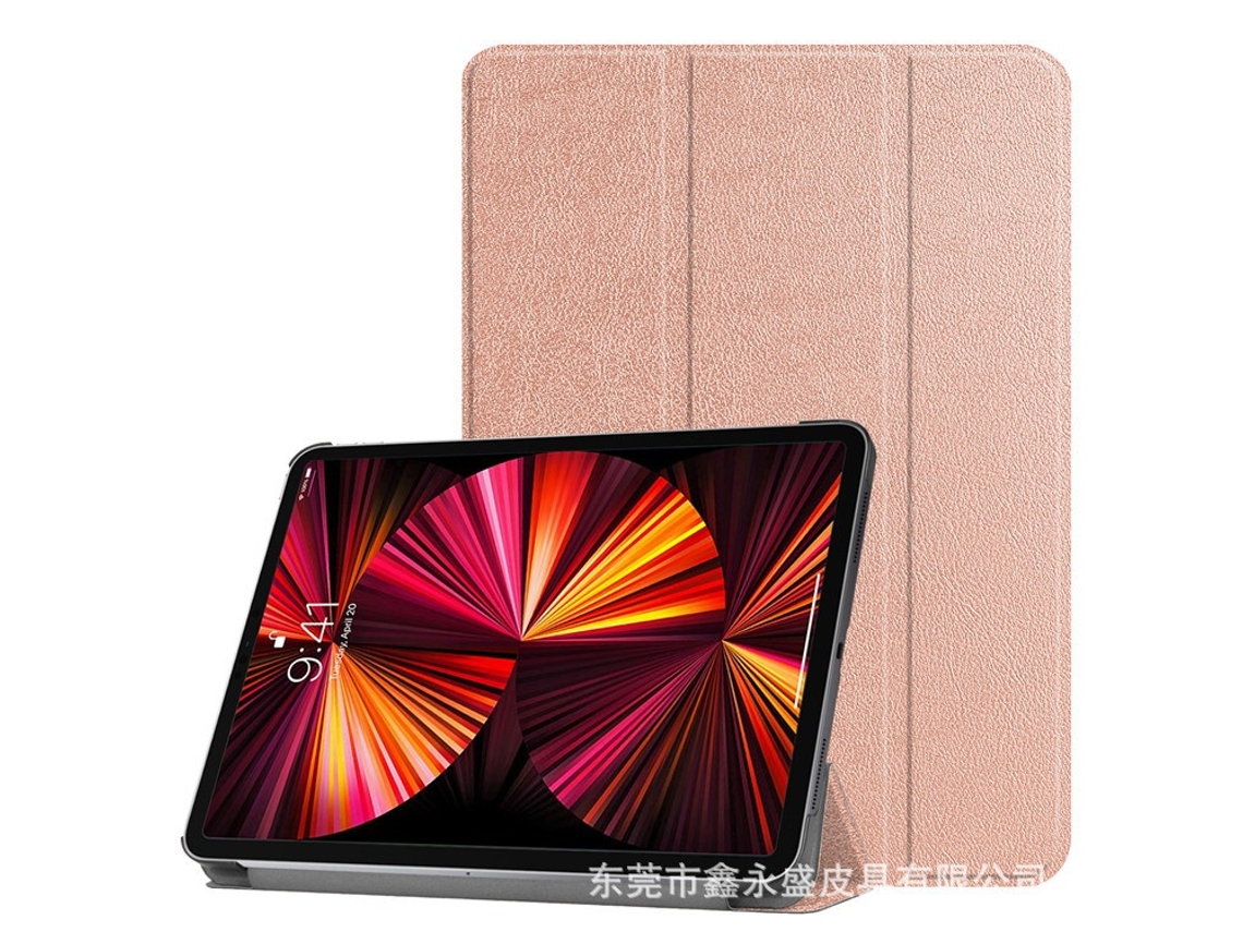 Capa Para Tablet Lurelia, Compatível Com Oppo Pad 11" 2022, Ouro Rosa, Pupc, Dobrável Com Suporte, Função Sono