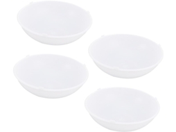 Conjunto de 4 Luminárias de Teto Led em Pvc, Cm, Duráveis e Uniformes. SFUSHOS